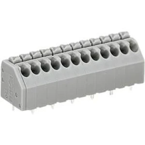 Pájecí svorkovnice série 250 WAGO 250-206, AWG 24-16, 0,4 - 0,8 mm², 3,5 mm, 2 A, šedá