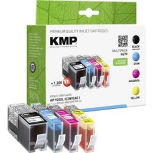 Ink sada náplní do tiskárny KMP H67V 1717,0055, kompatibilní, černá, azurová, purppurová, žlutá