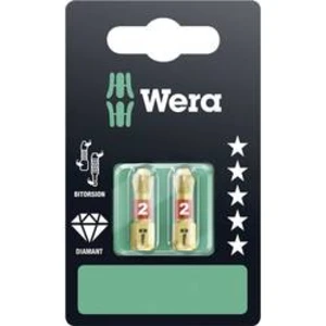 Křížový bit Wera 05073335001, 25 mm, nástrojová ocel, diamantová vrstva, legováno, 2 ks