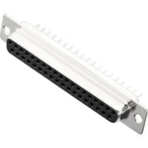 D-SUB zásuvková lišta MH Connectors MHDD37-F-T-B-S, 180 °, pólů 37, pájené, 1 ks