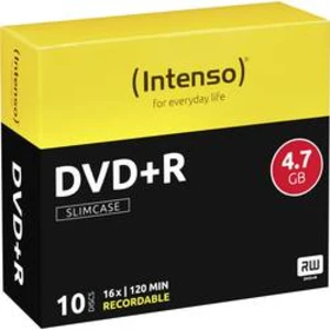 DVD+R 4.7 GB Intenso 4111652, 10 ks, Slimcase