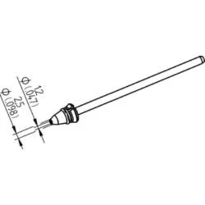 Konický odsávací hrot Ersa 0742ED1225H/SB 0742ED1225H/SB, 79.25 mm, 1 ks