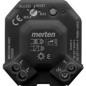 Stmívač pod omítku Merten MEG5300-0001 MEG5300-0001, černá