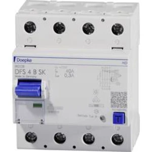 Proudový chránič Doepke 09136998HD, 40 A 0.3 A 230 V, 400 V 4pólový