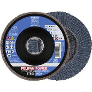Vějířovitý brusný kotouč PFERD 67786126, Ø 125 mm/