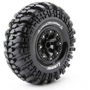 Ráfky Champ Louise LOU-T3236VB pro Crawler, 148 mm, 1:10, 2 ks, černá
