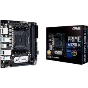 Základní deska Asus PRIME A320I-K/CSM Socket AMD AM4 Tvarový faktor Mini-ITX Čipová sada základní desky AMD® A320