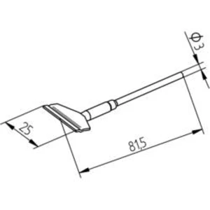 Odsávací hrot Ersa 0452FDLF250/SB Velikost hrotů 25 mm, 1 ks