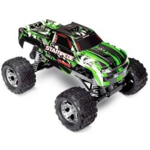 RC model auta monster truck Traxxas Stampede, komutátorový, 1:10, zadní 2WD (4x2), RtR, 50 km/h