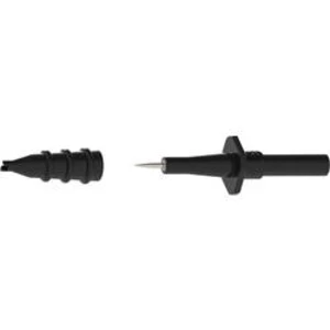 Bezpečnostní zkušební hrot Schützinger SPS 2590 Ni / SW, zásuvka 4 mm, černá