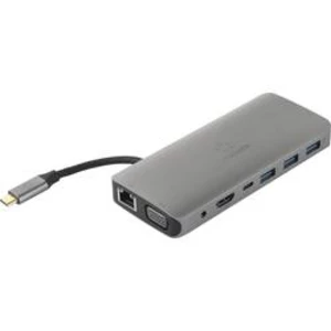 USB-C™ notebook dokovací stanice Renkforce RF-DKS-400 vhodné pro značky: univerzální, Apple