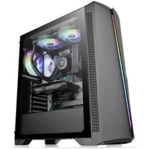 PC skříň midi tower Thermaltake H350 TG RGB, černá