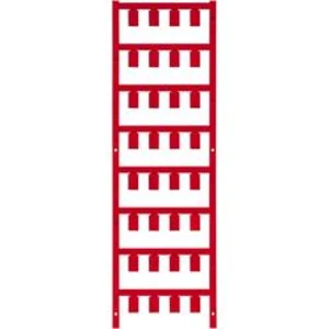 Conductor markers, MultiCard, 12 x 7,4 mm, Polyamide 66, Colour: Red Weidmüller Počet markerů: 160 SF 5/12 NEUTRAL RT V2Množství: 160 ks