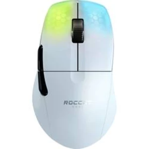 Optická herní myš Roccat KONE Pro Air ROC-11-415-02, s podsvícením, ergonomická, bílá