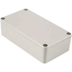 Univerzální pouzdro hliníkové Hammond Electronics 1590BBLG, (d x š x v) 118,5 x 93,5 x 34 mm, šedá