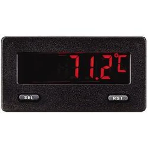 Panelový teploměr Wachendorff CUB5TC R/G, DIN 68 x 33 mm, vhodný pro sondy, -10 až +65 mV
