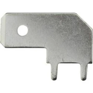 Faston zástrčka Vogt Verbindungstechnik 3867e.68 6.3 mm x 0.8 mm, 90 °, bez izolace, kov, 1 ks