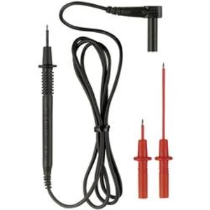 Měřicí kabel banánek 4 mm ⇔ měřící hrot 2 mm Benning, 1 m, černá