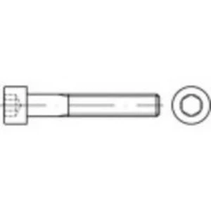 Šrouby s válcovou hlavou TOOLCRAFT TO-5423880, N/A, M6, 80 mm, 200 ks