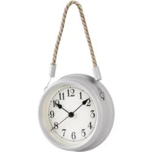 Quartz nástěnné hodiny Techno Line WT 7130, vnější Ø 22 cm, bílá