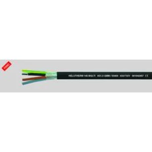 Vysokoteplotní kabel Helukabel HELUTHERM® 145 Multi 53392, 2 x 0.50 mm², vnější Ø 5.30 mm, černá, 100 m