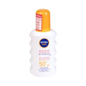 Nivea Sun Sensitive Protect Sun-Allergy SPF50 200 ml opaľovací prípravok na telo unisex