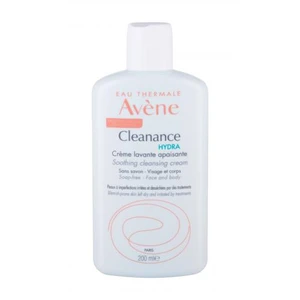 Avene Cleanance Hydra 200 ml čistiaci krém na zmiešanú pleť; na citlivú a podráždenú pleť; na dehydratovanu pleť; na problematickú pleť s akné