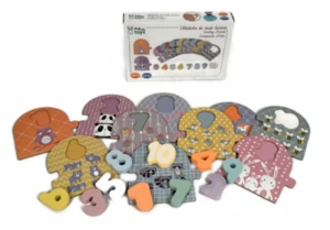 Naučné dřevěné puzzle - počítání, Adam Toys