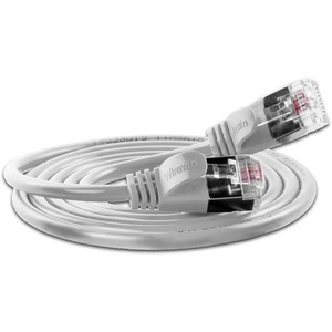 Slim Wirewin PKW-LIGHT-STP-K6 0.25 WS RJ45 sieťové káble, prepojovacie káble CAT 6 U/FTP 25.00 cm biela  1 ks