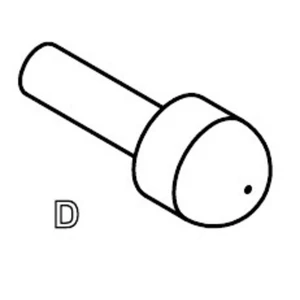 PTR 1015-D-0.7N-AU-0.65C presný testovací hrot