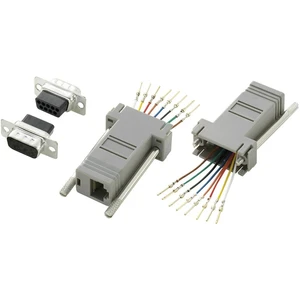D-SUB adaptér TRU COMPONENTS D-SUB zástrčka 9-pólová - RJ45 zásvuka  1 ks