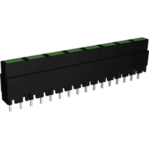Signal Construct ZALS 082 LED séria 8-krát zelená  (d x š x v) 40.8 x 3.7 x 9 mm