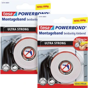 tesa ULTRA STRONG 55791 montážna páska   (d x š) 1.50 m x 19 mm 2 ks