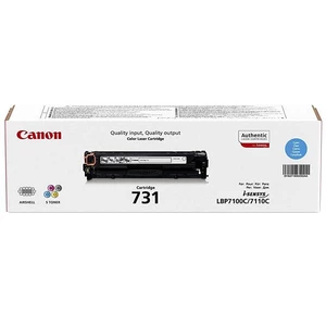 Toner Canon CRG-731C - originální (6271B002) modrý toner • azúrová farba • na laserové tlačiarne Canon • výťažnosť 1 500 strán