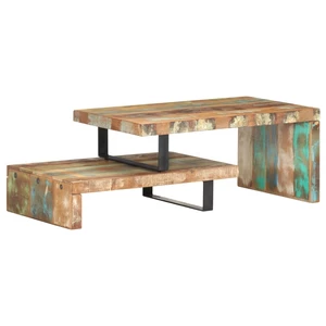 Piece Coffee Table Set Solid Reclaimed Wood