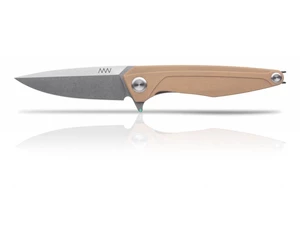 Zavírací nůž ANV® Z300 G10 Liner Lock - Coyote rukojeť, šedá čepel - Stone Wash (Barva: Coyote, Varianta: Šedá čepel - Stone Wash)