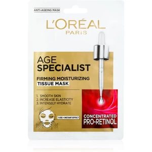 L’Oréal Paris Age Specialist 45+ textilná maska pre okamžité spevnenie a vyhladenie pleti