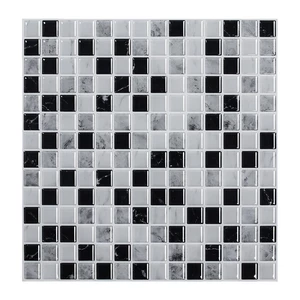 3D Wall Stickers Kitchen Tile Bathroom Removable Self-adhesive Waterproof Cover Faux Brick