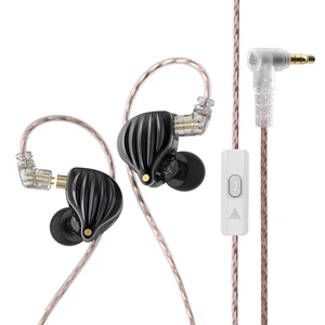 QKZ ZXK Dynamic In-Ear Earphones Monitor Metal Wired Earphone ENC Noise Cancelling Sport Music Headphones with Detachabl