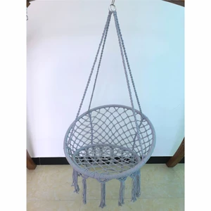 Hanging Basket Outdoor Swing Hanging Chair Indoor Leisure Cradle Woven Tassel Balcony