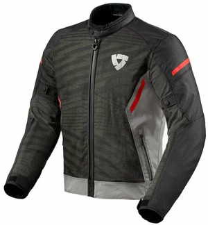 Rev'it! Jacket Torque 2 H2O Grey/Red M Giacca in tessuto