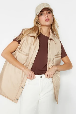 Trendyol Vest - Beige - Basic