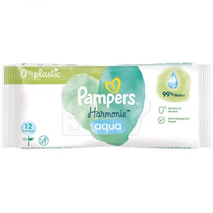 Pampers Harmonie Aqua Vlhčené Obrúsky 12ks