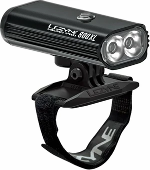 Lezyne Helmet Micro Drive Pro 800XL 800 lm Black/Hi Gloss Oświetlenie rowerowe przednie