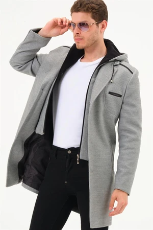 PLT8371 DEWBRRY MENS COAT-GREY