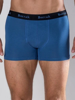 Blue men's boxer shorts