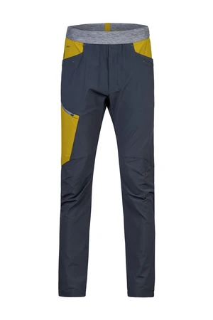Men's trousers Hannahn TORRENT india ink/golden palm