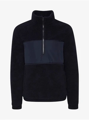 Dark Blue Sweatshirt Blend - Men