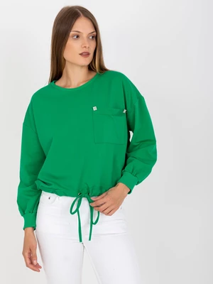 Green hoodie with pocket RUE PARIS