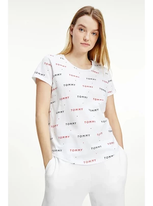 White Women's Patterned T-Shirt Tommy Hilfiger - Women